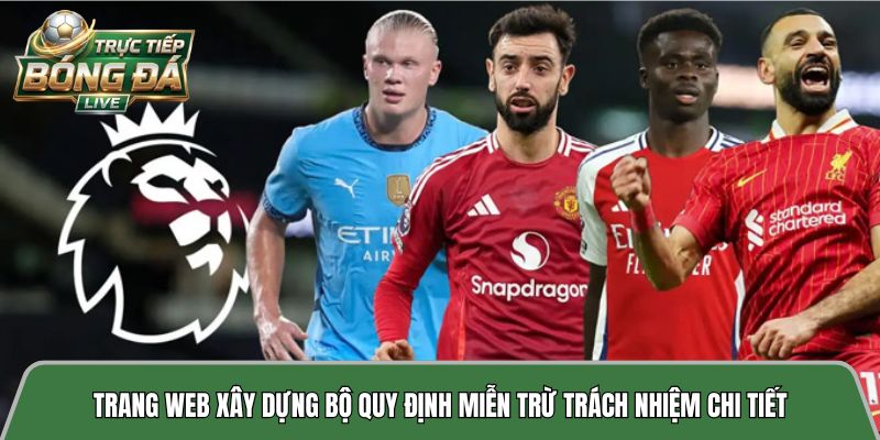 Trang web xây dựng bộ quy định miễn trừ trách nhiệm chi tiết
