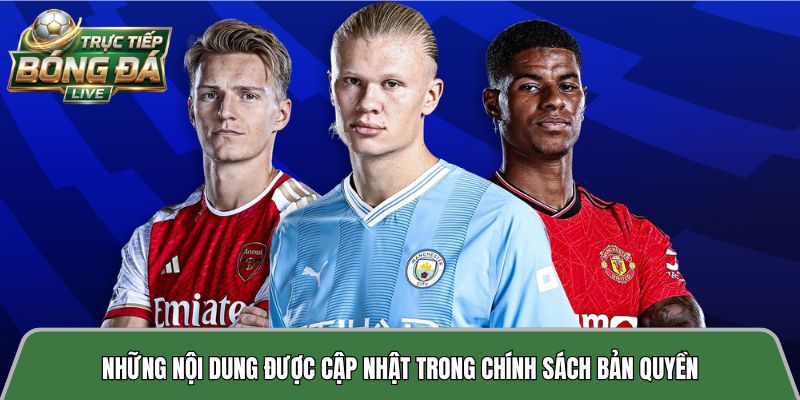 Những nội dung được cập nhật trong chính sách bản quyền