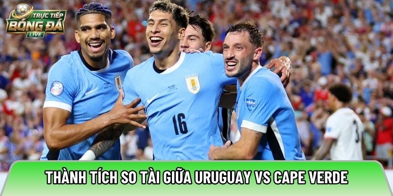 Thành tích so tài giữa Uruguay vs Cape Verde